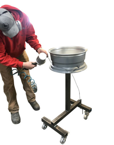 Wheel Paint Repair Stand