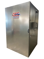 5 x 5 x 8 Gas Industrial Powder Coat Curing Oven  5 x 5 x 8 Gas Industrial Powder Coat Curing Oven 