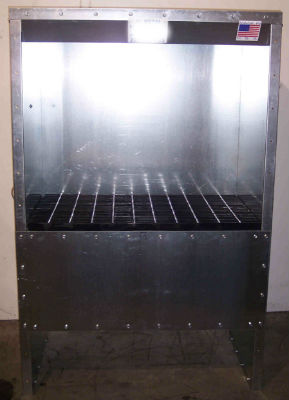 Downdraft Bench Spray Booth